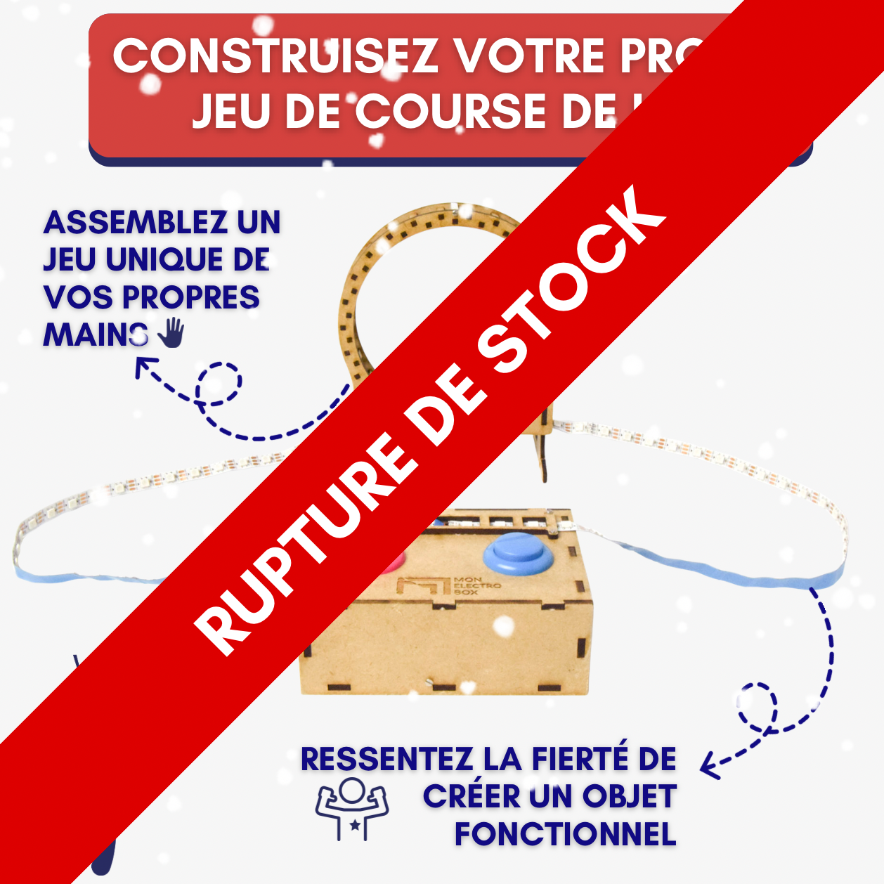 Jeu de course de LED